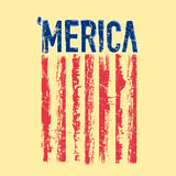 American Flag - V Neck Trim