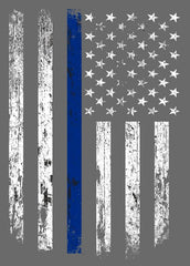 The Thin Blue Line - US Flag