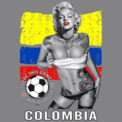 Colombia - Marylin World Soccer 2018 Heat Transfers