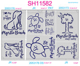 SH11583 - Souvenir Tie Dye Sheet - Complete Set