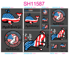 SH11587 - Puppy USA Sheet - Complete Set